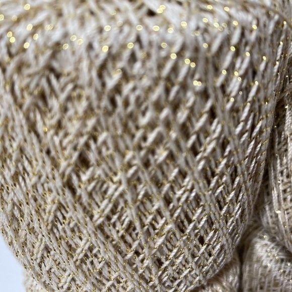 20 Aunt Lydia's Metallic Crochet Thread Natural - Picture 3 of 8